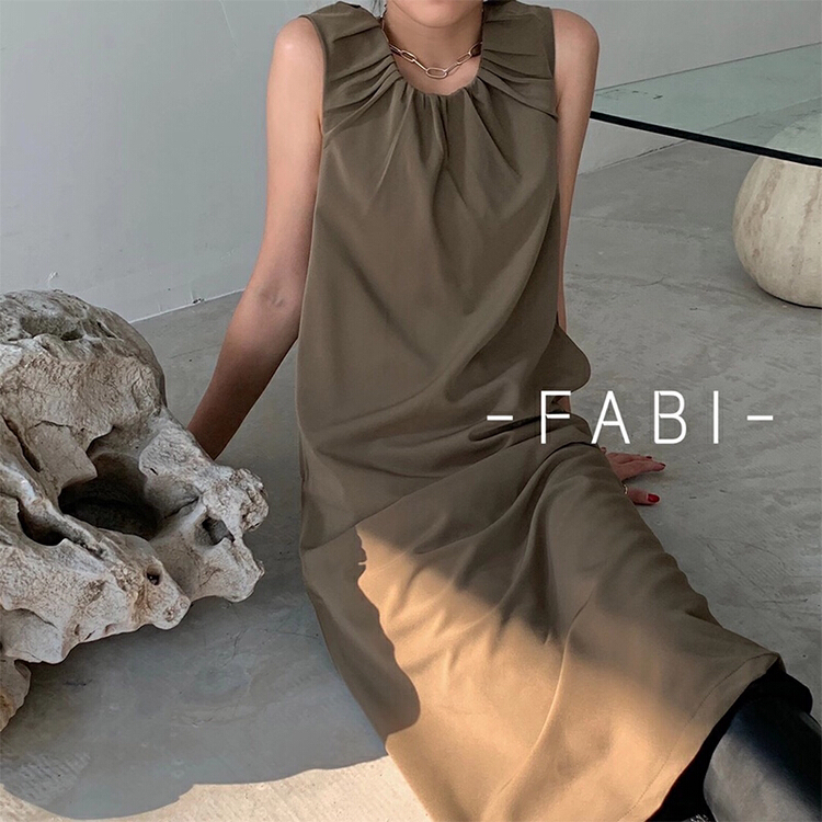 [FabI] versatile slim dress 7122a# XYJ