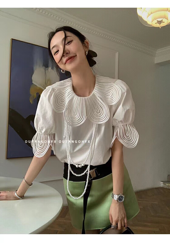 [Dore Dore] Korean sweet versatile shirt 1236# ozq