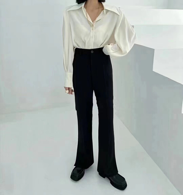 New year in early spring! [I'm] simple style, personalized and versatile retro casual pants 961# cqw
