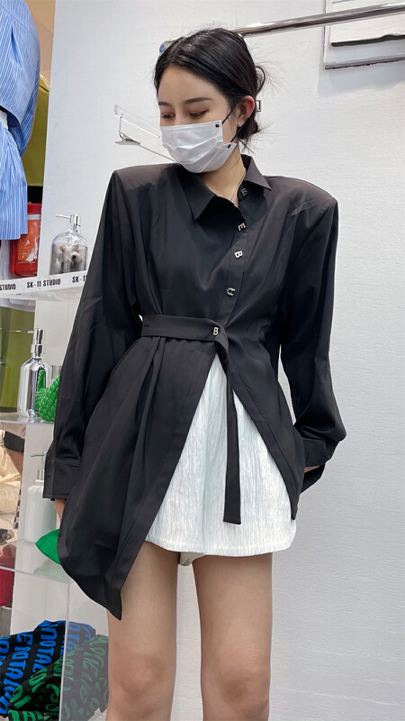 [sk-11] fashion personality irregular shirt 053# XYJ