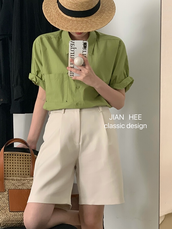 New in early summer! [Jian hee] simple and versatile slacks 2288# ozq