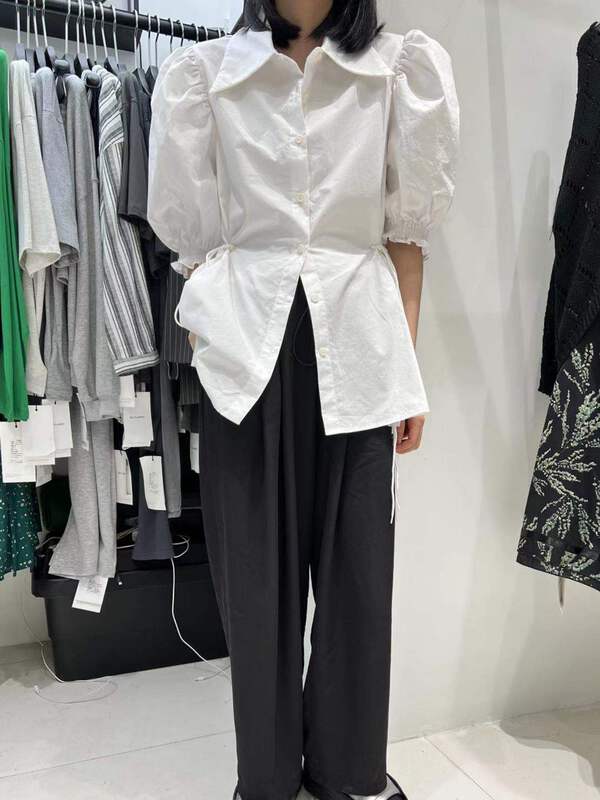 New in early summer! [Bu class] temperament solid color design shirt 1352# zxl