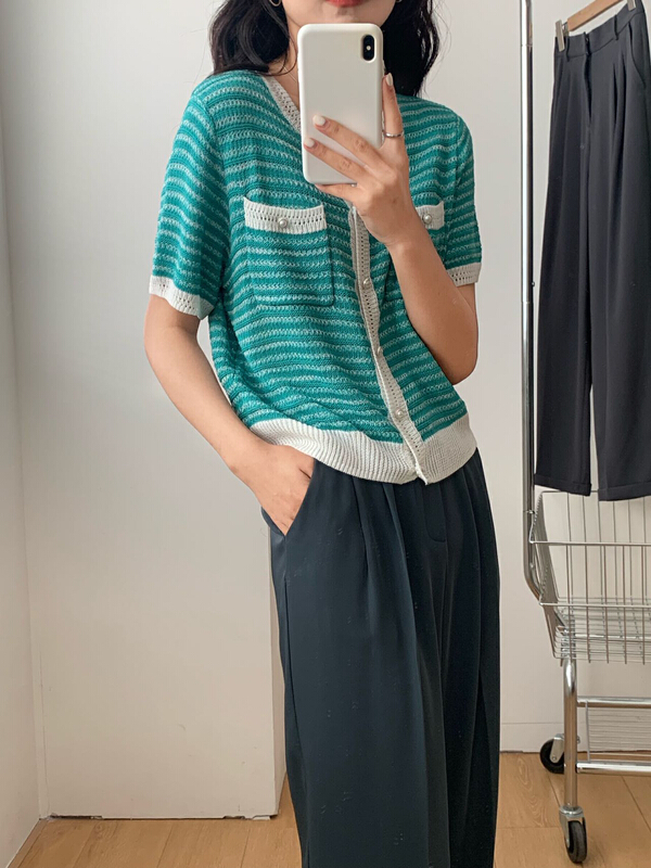 [bloom place] Korean versatile T-shirt m623256# CLS