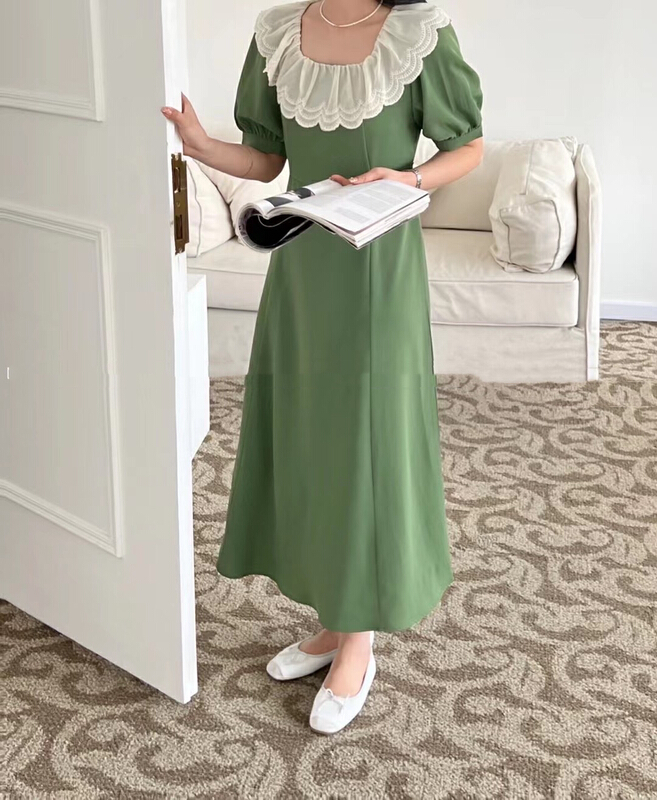 New in early summer! [JH] Xiaoxiang doll collar lace up dress 41216# PCZ