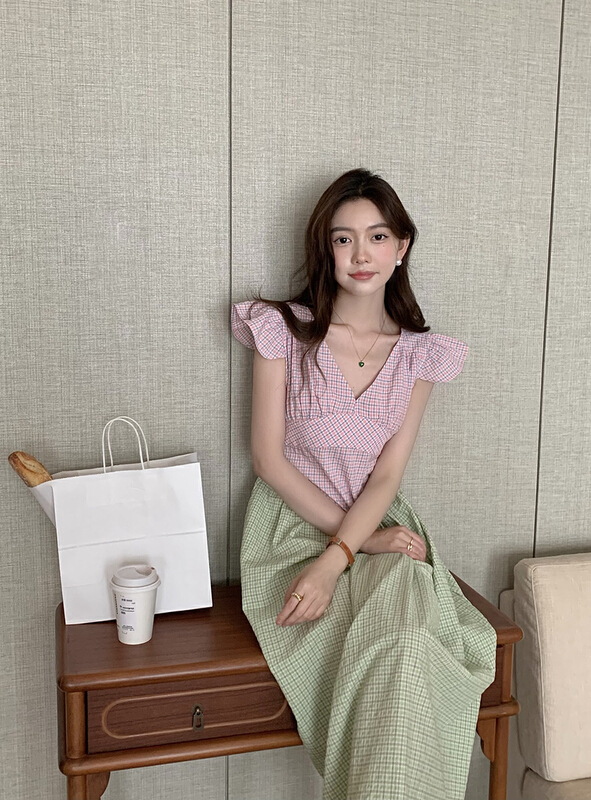[timely rain] Han Feng ins minority design age reducing dress 51525# WPL