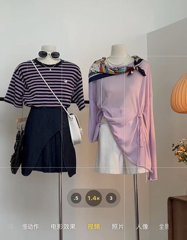 [h2-studio] high waist slim pleated denim skirt a657# HBx