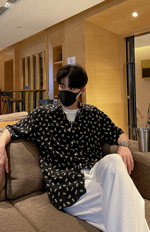 [103n studio] fashion all over bear shirt c39# ZSY