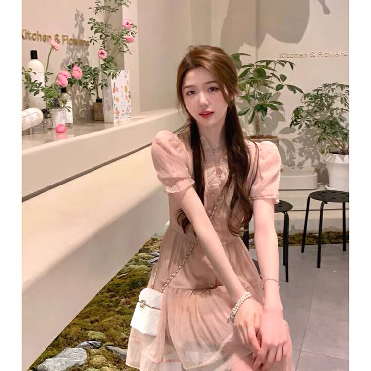 [Kiki studio] little fresh and sweet lady dress 5827# hjy