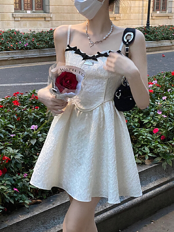 [RM. HH] bow fashion suspender dress 363# ozq