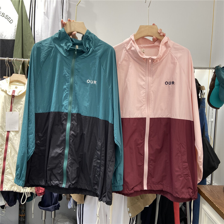 [big 9] stand collar zipper comfortable short coat 1818# L