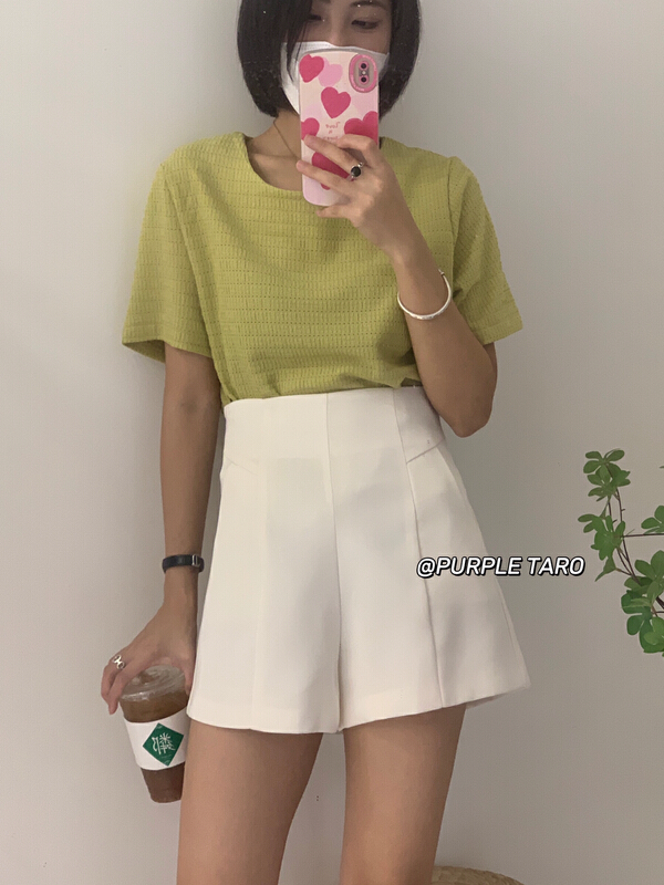 New in early summer! [zishujia] Korean round neck versatile shirt 916-1# HBx
