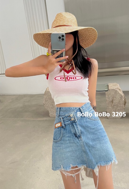 New in early summer! [Bobo] denim skirt 3205# cqw
