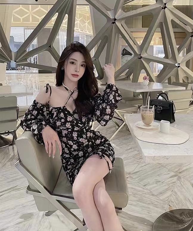 New in early summer! [aiyidika] feminine floral thin dress 226# JJ