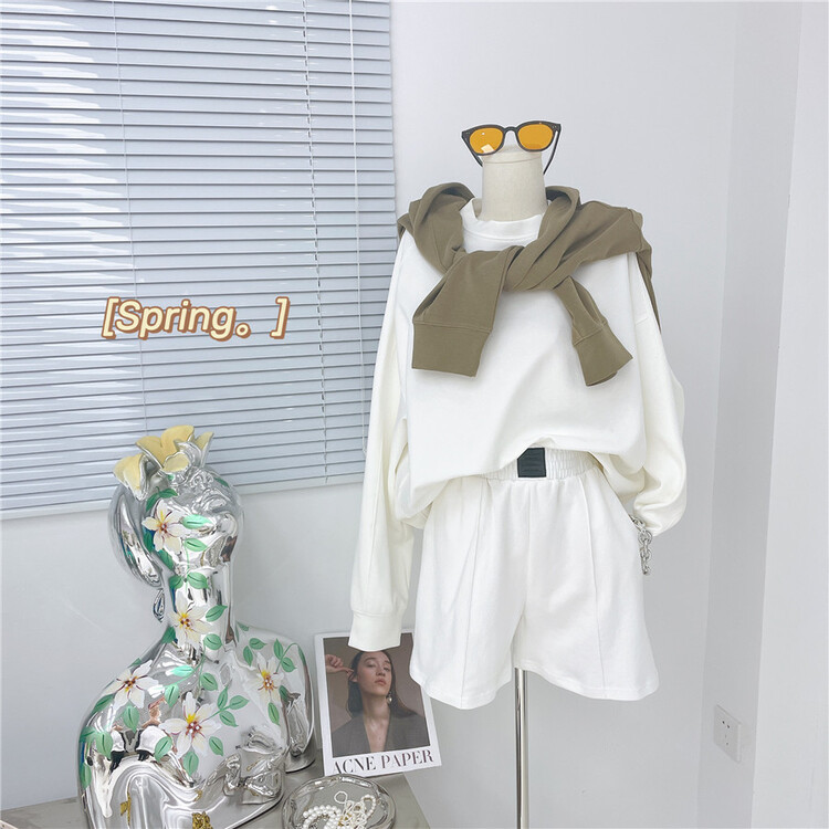 Cxdhh / new in early spring! [strict selection - planting grass and trees] Korean version simple and versatile casual shorts ys1-xc9-k-10519# zyh