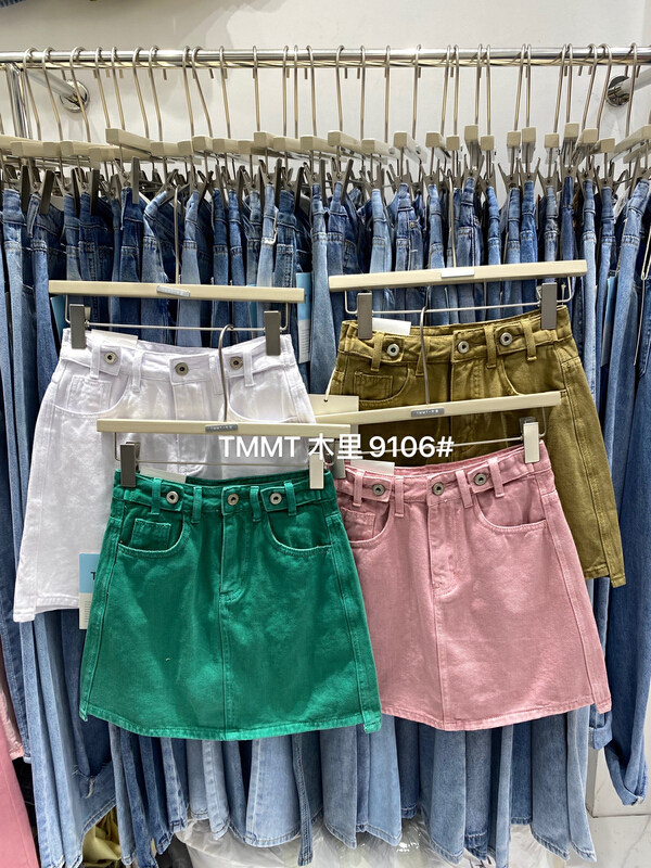 [Jiajia Muli] Korean color slim skirt 9106# L