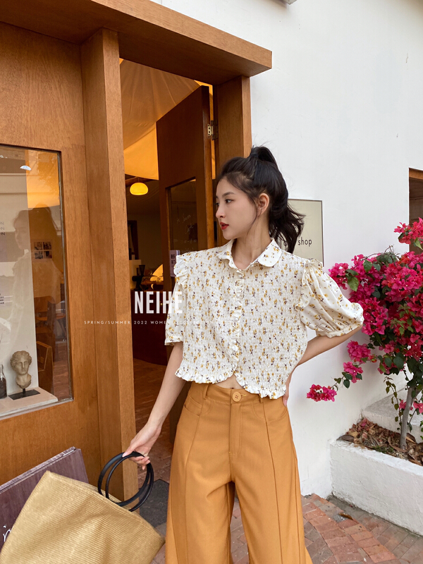 goods in stock! New in early summer! [neihe] floral short fashion shirt 22165# zxx