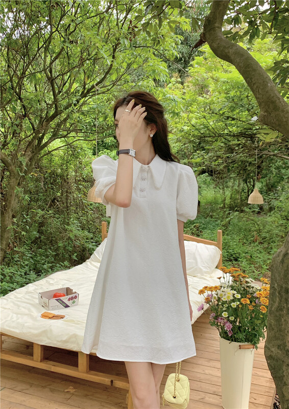 [A-One] Korean sweet bow dress 5587# hjy