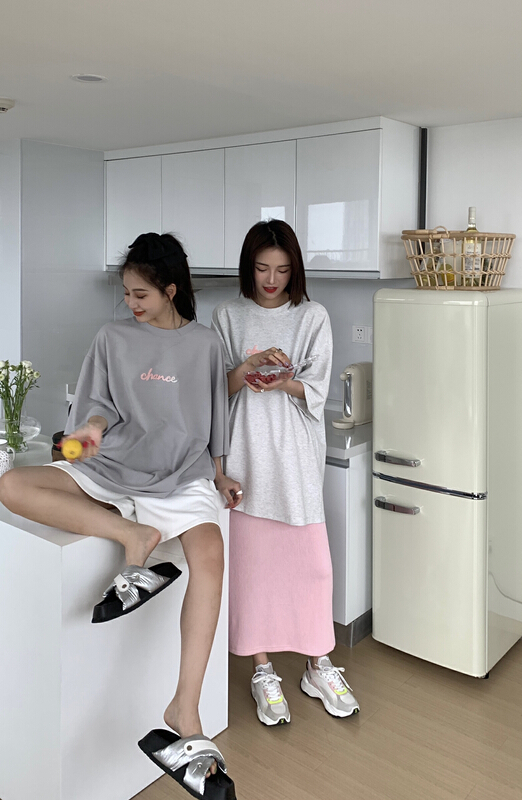 New in early summer! [11An] Korean loose and versatile short sleeve T-shirt a6565# LSL