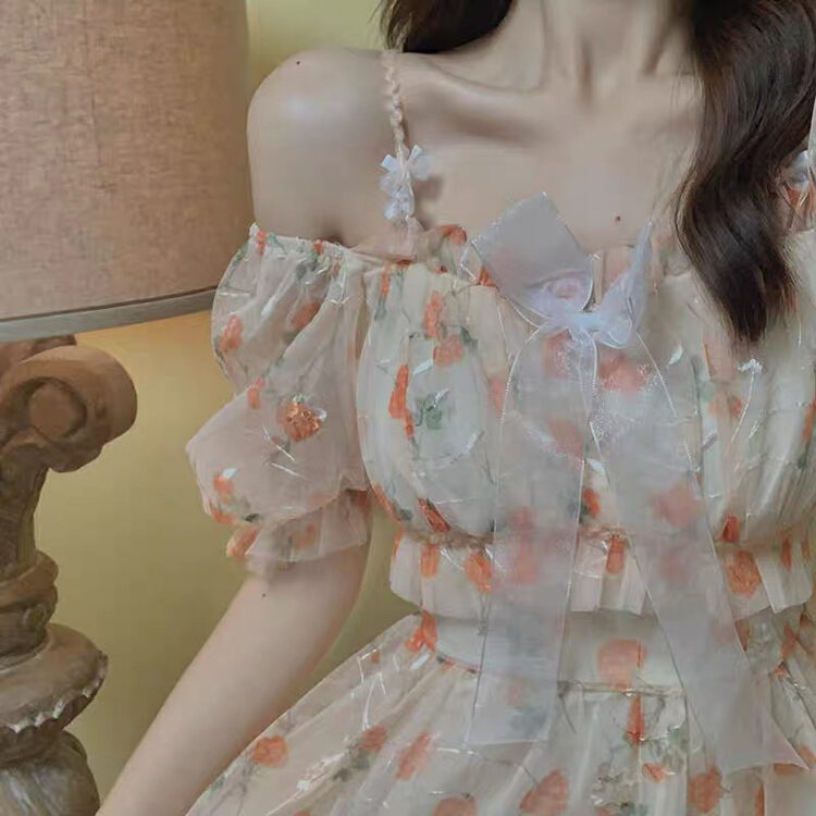 [Huaxi] soft and sweet dress 9029# PCZ