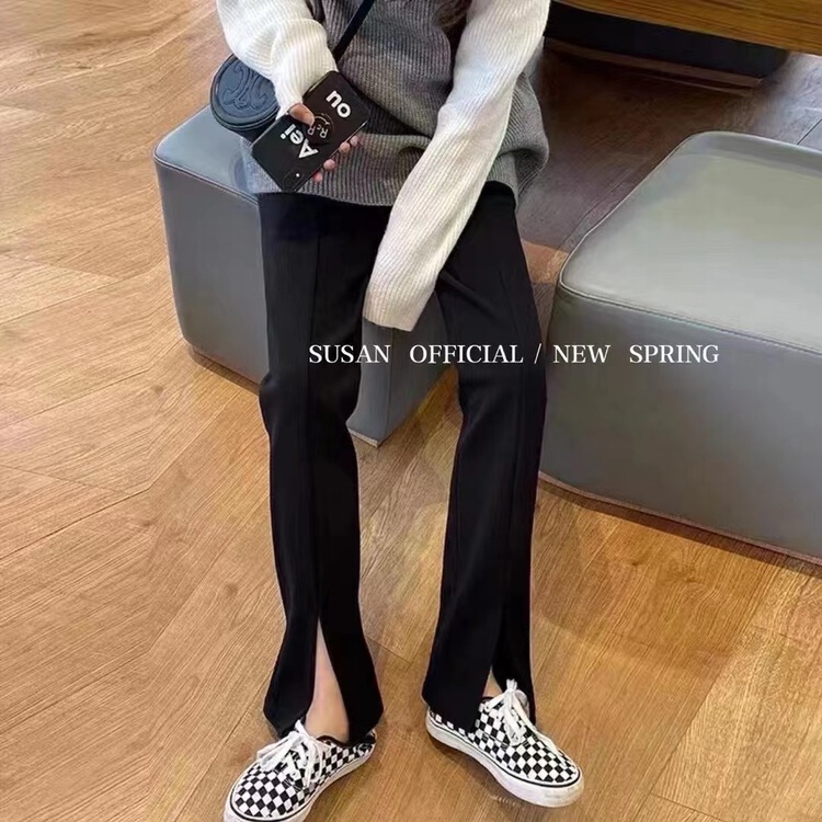 New year in early spring! [Susan] simple solid color versatile casual pants s083# LSW