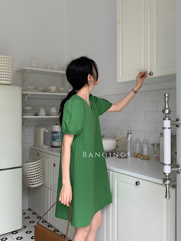 New in early summer! [bangings] Korean version of age reducing playful bandage dress 22sla0178# CLS