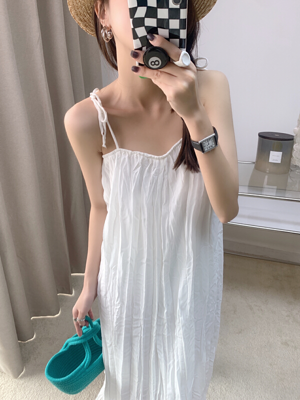 New in early summer! [Vanessa] advanced Pleated Dress 6138# ozq