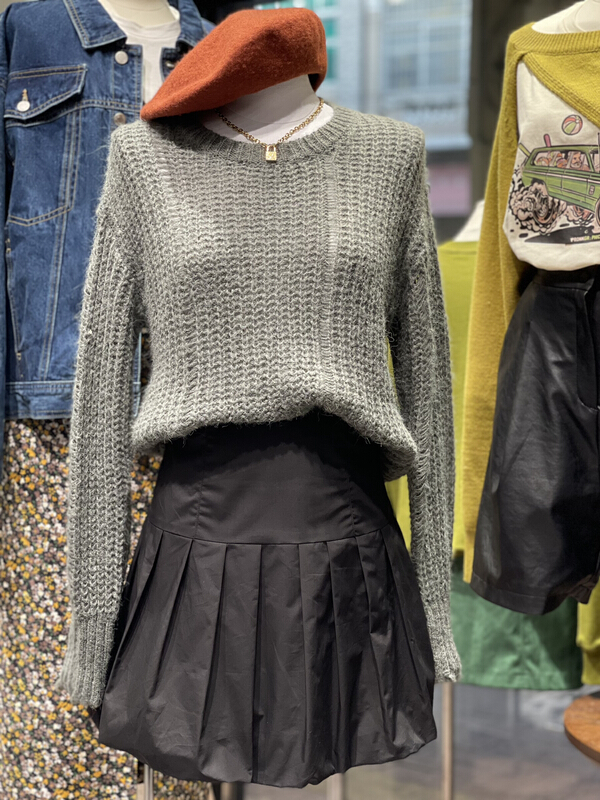 [trustme] high waist Korean age reducing pleated skirt 19070# YYW