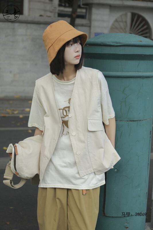 New in early summer! [original of three plain clothes] simple temperament, casual and versatile vest 28069# XYJ