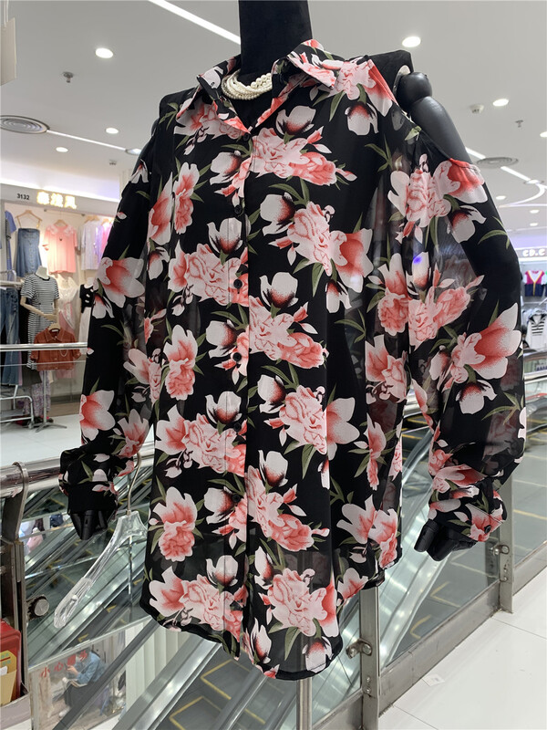 [side dishes] fashion shirt with single breasted temperament (shirts only) 8369# lwy