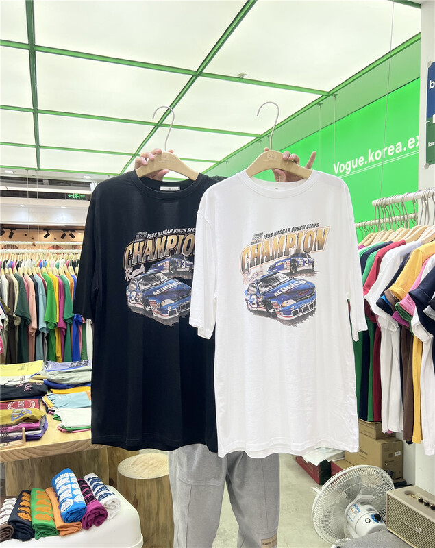 [1986] graphic lettering fashion short sleeve T-shirt 838# LSL