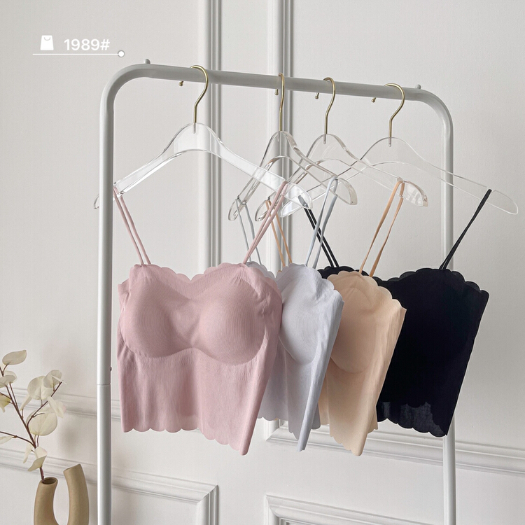 [KD] versatile lace traceless suspender bra 1989# hjy