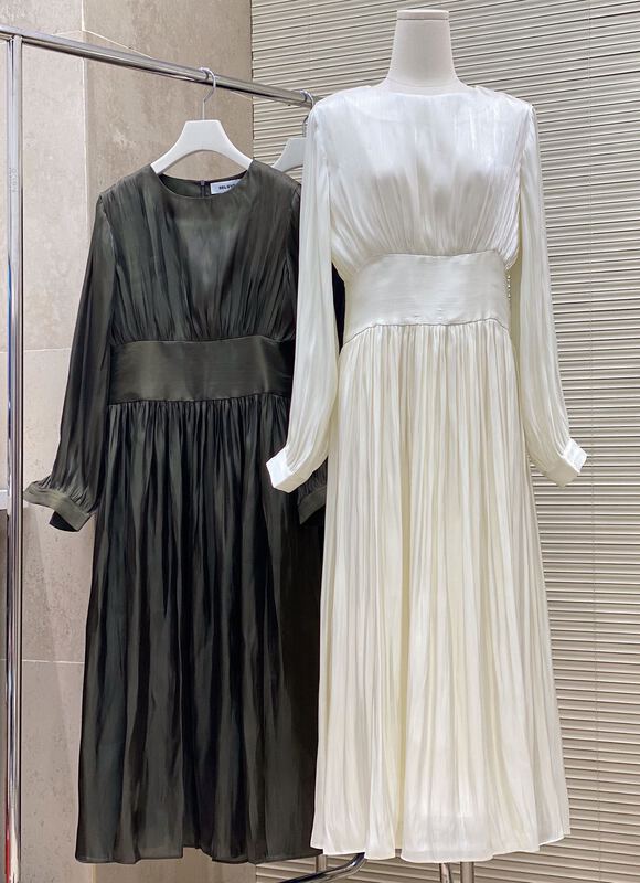 goods in stock! New year in early spring! [believe] light luxury and minimalist dress (dress only) w7772# cqw