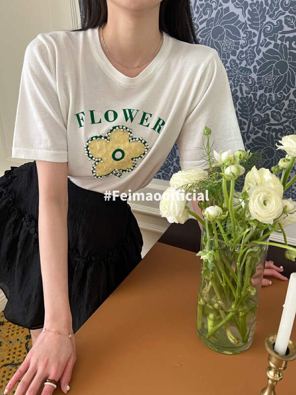 New year in early spring! [Feimao Philippine cat] fashion Korean comfortable short sleeve T-shirt ym-3002# LSL