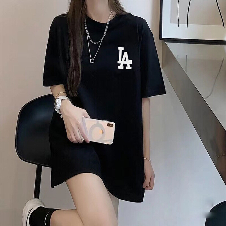 [Dake family] personalized front and back letters loose short sleeve T-shirt 8044# ZSY