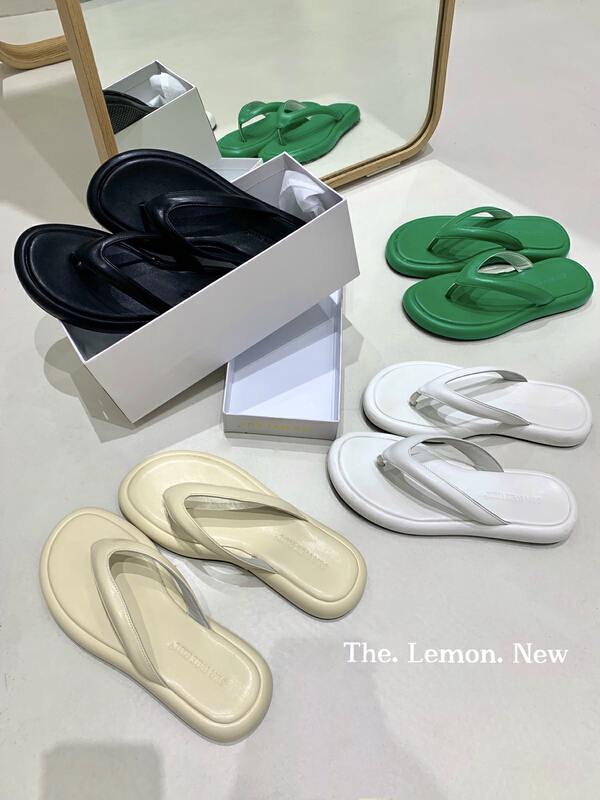 [lemon green tea] Korean version of simple and versatile slipper tm-016# hjy