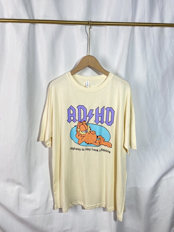 New in early summer! [Yi show shop] trendy letter printed Korean Short Sleeve T-shirt 964# Cl