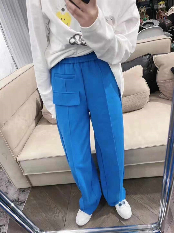 Original price 108.99! New year in early spring! [Yu Han] Elastic Waist Wide Leg hanging casual pants 2238# GYJ