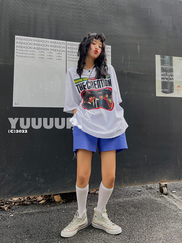 [yuup] versatile elastic waist clean casual shorts 622158# LSL