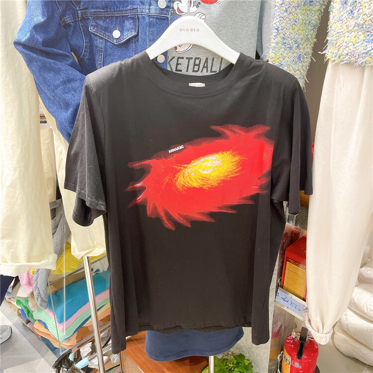 New year in early spring! [dodo] Korean printed Casual Short Sleeve T-shirt ys3-1023# zyh