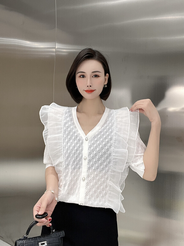 New year in early spring! [miss fit lady] design Ruffle knit 699# XYY