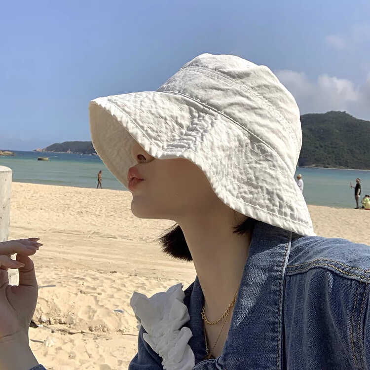 [aestheticism hat industry] simple solid color versatile hat 3133# LSL