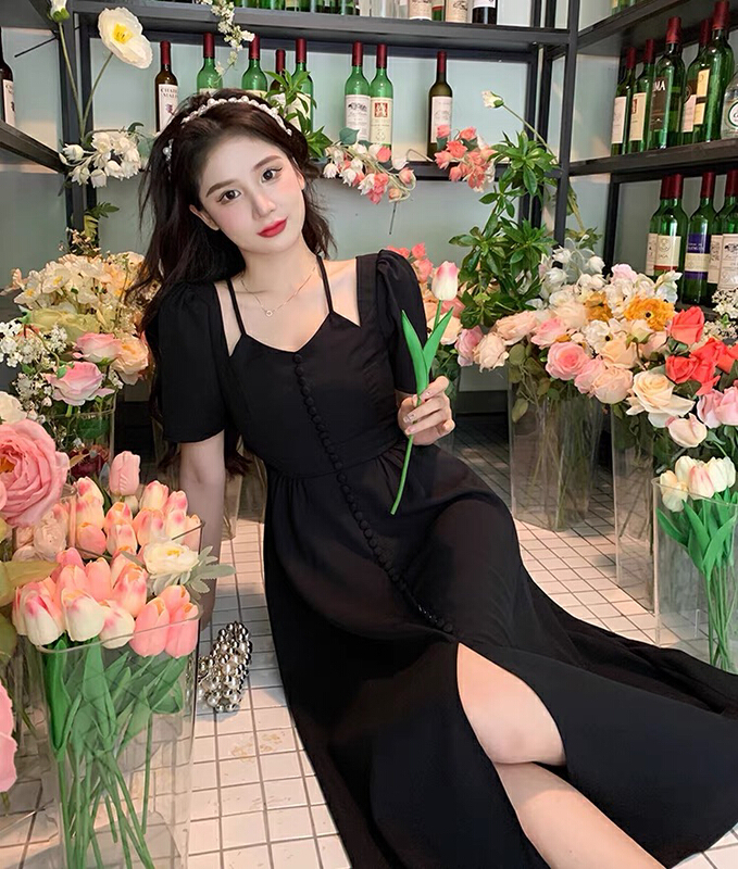 [jun.t] French Vintage Hepburn dress 6066# PCZ