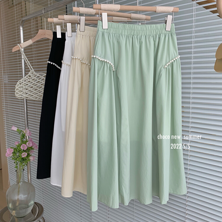 New in early summer! [choco] Hanfeng heavy industry nail bead skirt 8217# HBx