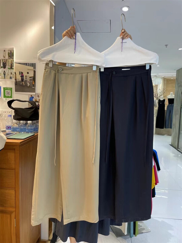 New in early summer! 【 cool woman 】 Korean versatile loose tie casual pants wk058# CLS