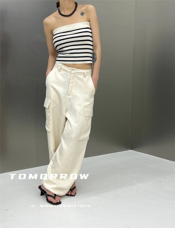 goods in stock! New in early summer! [tomorrow] Korean legged casual pants 5021# ozq