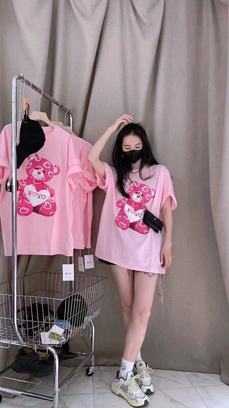 [GL] versatile big bear short sleeve T-shirt 6238# XYY