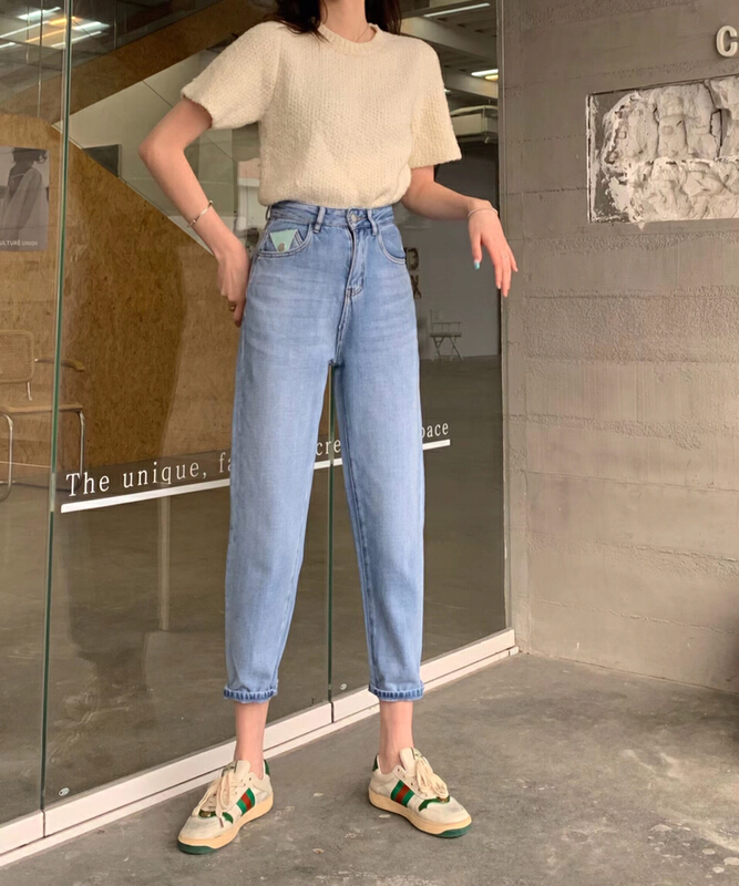 goods in stock! New year in early spring! [1980] simple and versatile comfortable jeans 2c65063# zyh