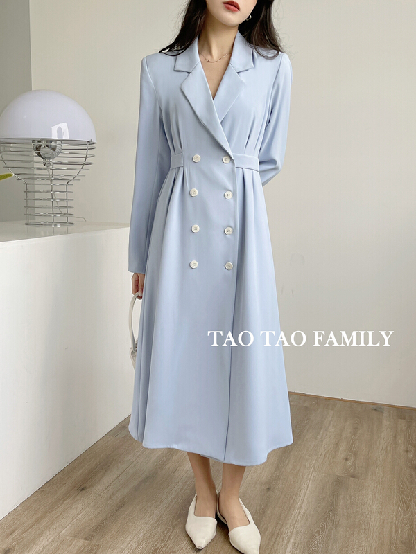 New year in early spring! [Taotao family] suit fashion double breasted dress 3367# lwy
