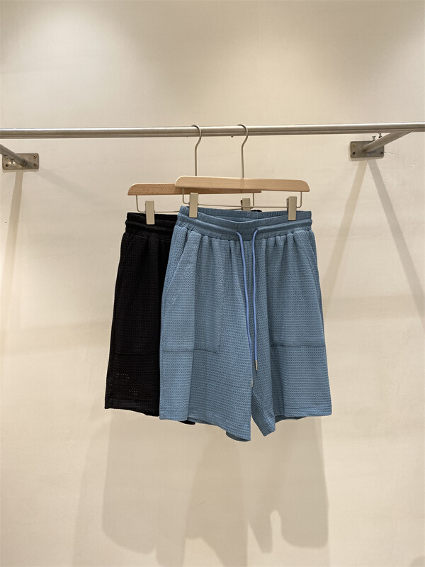 New in early summer! [be] temperament elastic large pocket casual shorts 0100# ZZL
