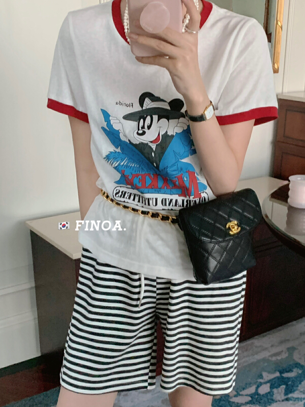 [olive] elastic waist versatile loose casual shorts 1109# CLS
